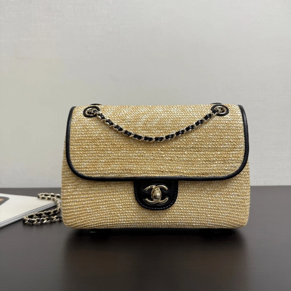 CHA Raffia Flap Bag / Color Selection - image