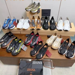 Zegna x Norda 001 Sneaker / Black & White & Red & Yellow & Beige & Blue