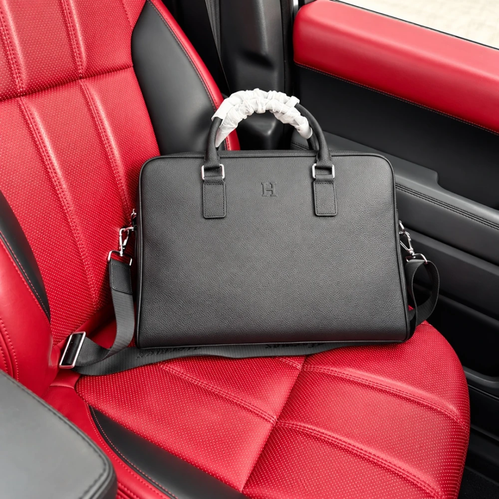 Hrms / Briefcase Leather 38 / Grey - image