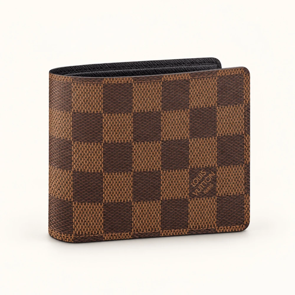 LV / Compact Fold Wallet / Damier Ebene - image