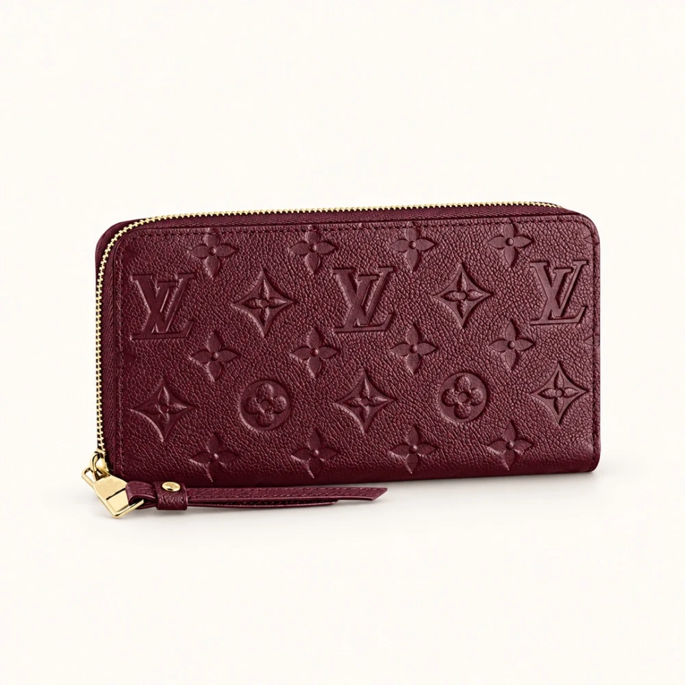 LV / Embossed Zip Wallet / Multicolor - image
