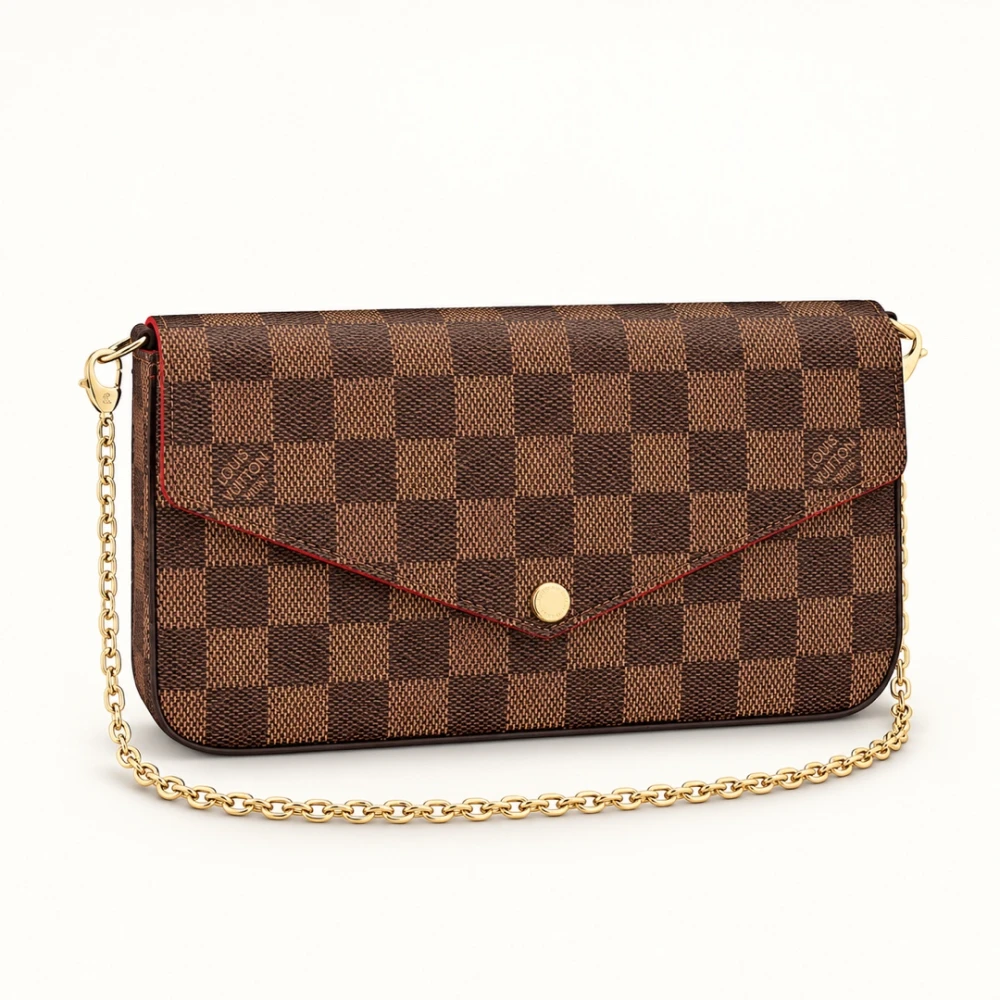 LV / Chain Envelope Wallet / Multicolor - image