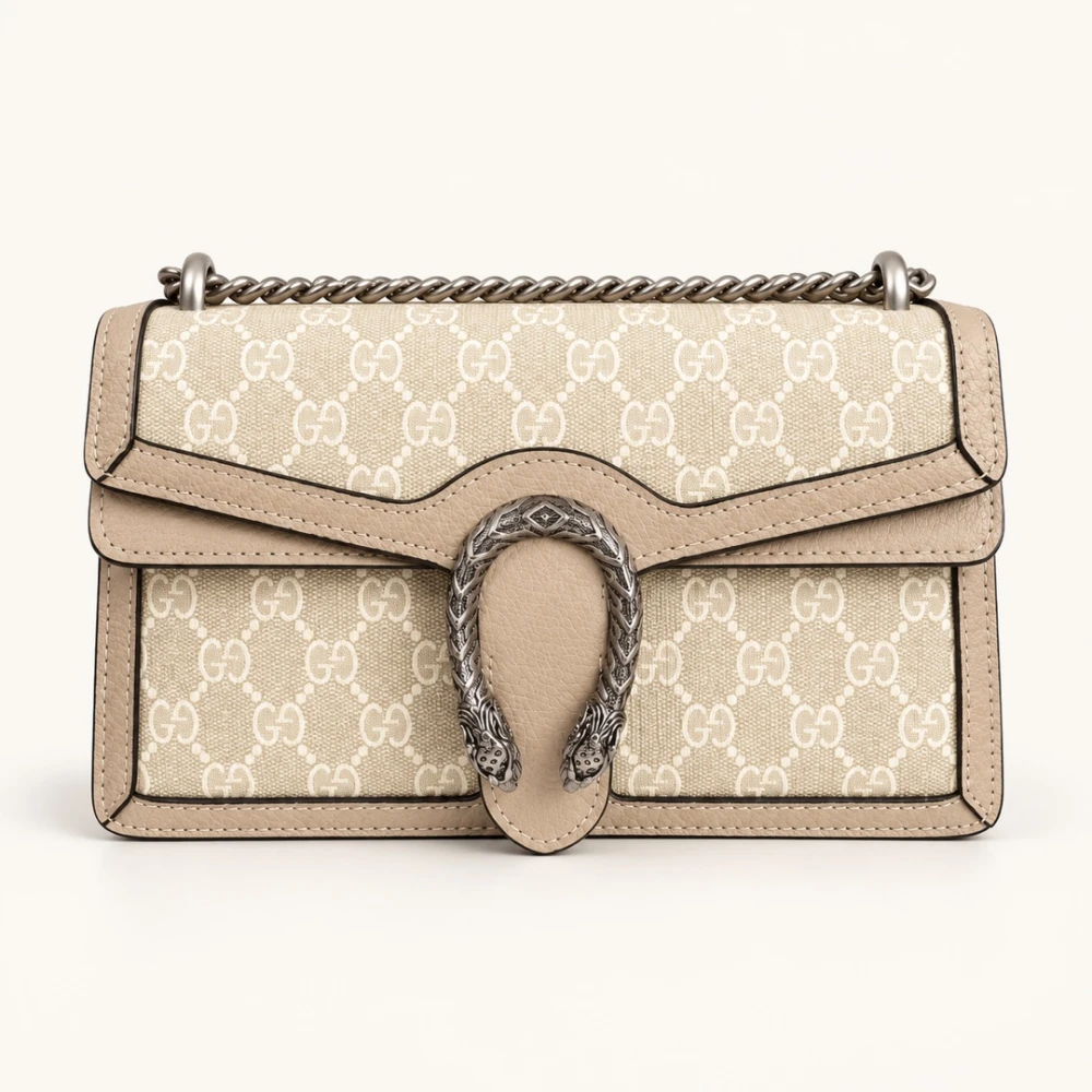 GG / Dionysus Leather Small / Cream - image