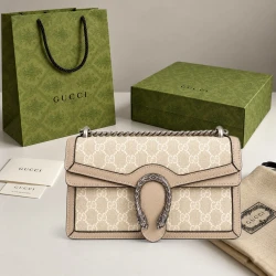 GG / Dionysus Leather Small / Cream