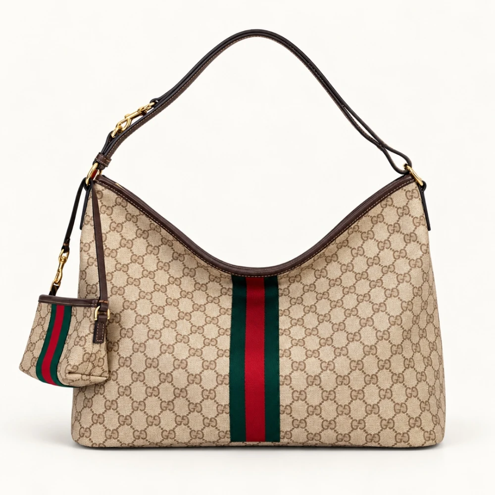 GG / Web Shopper Large / Beige Brown - image