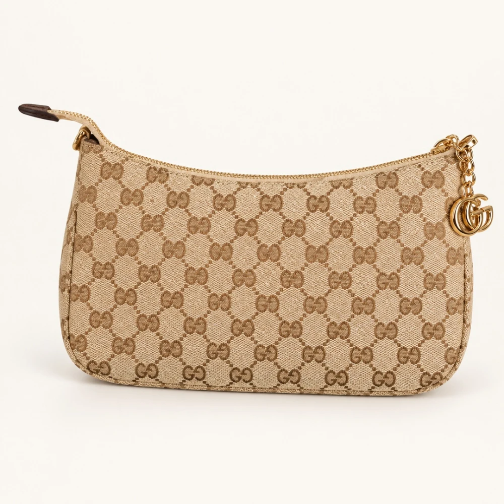 GG / Canvas Compact Shopper / Beige Brown - image