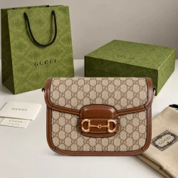 GG / Horsebit Small / Beige Brown