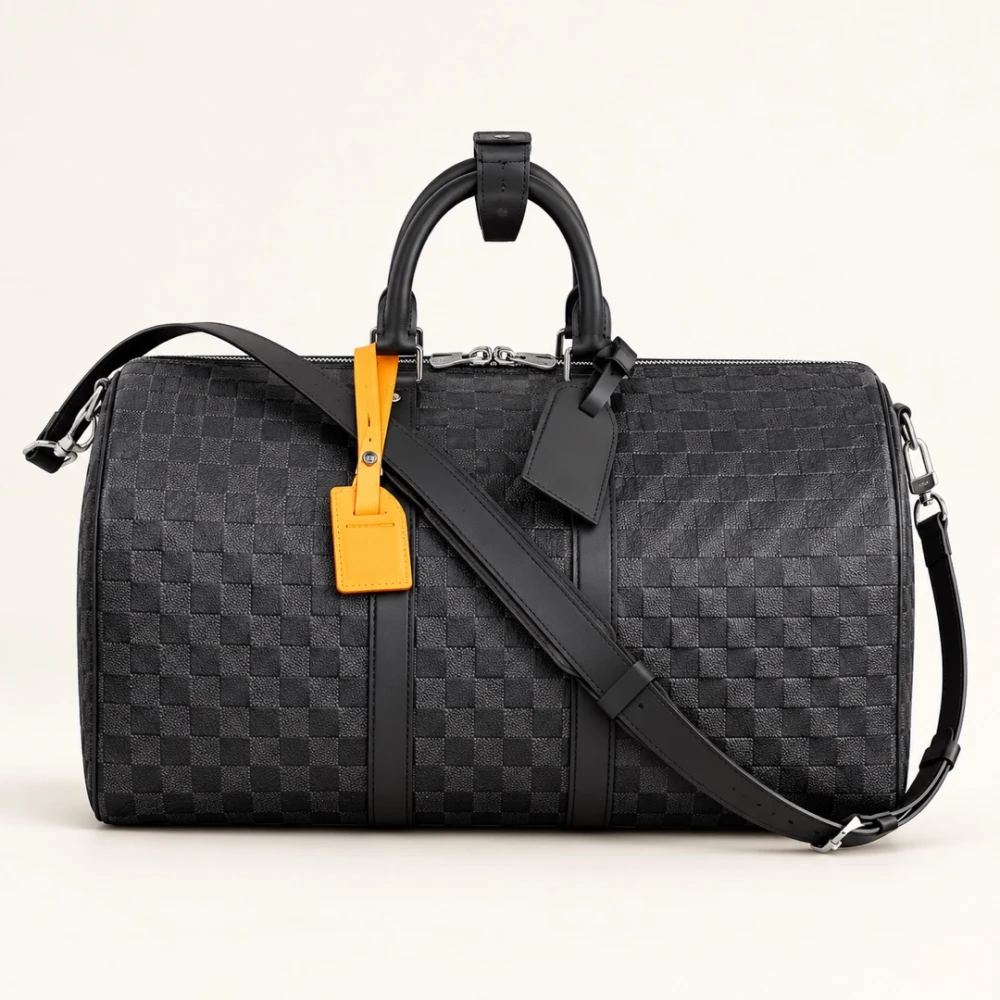 LV / Keepall Bandouliere Infini Medium / Black - image