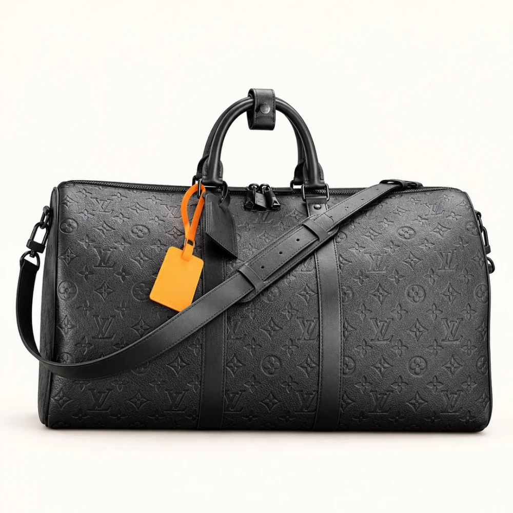 LV / Keepall Bandouliere Embossed Large / Black - image