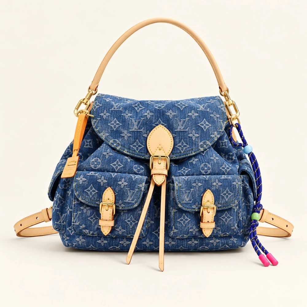 LV / Montsouris Cargo Denim / Blue Denim - image
