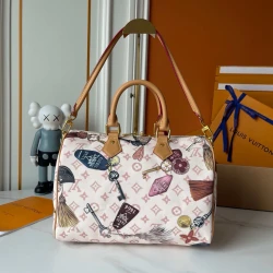 LV / Speedy Soft / Cream and Brown Monogram