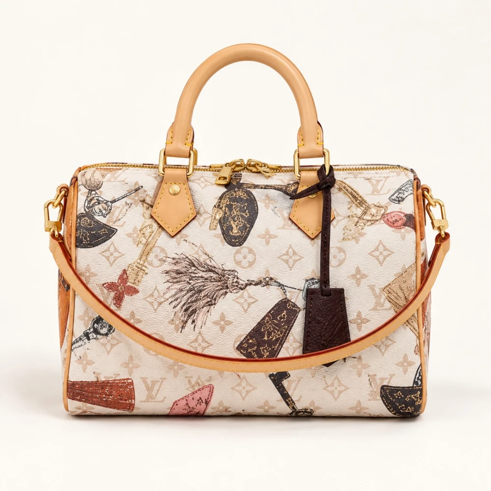 LV / Speedy Soft / Cream and Brown Monogram - image