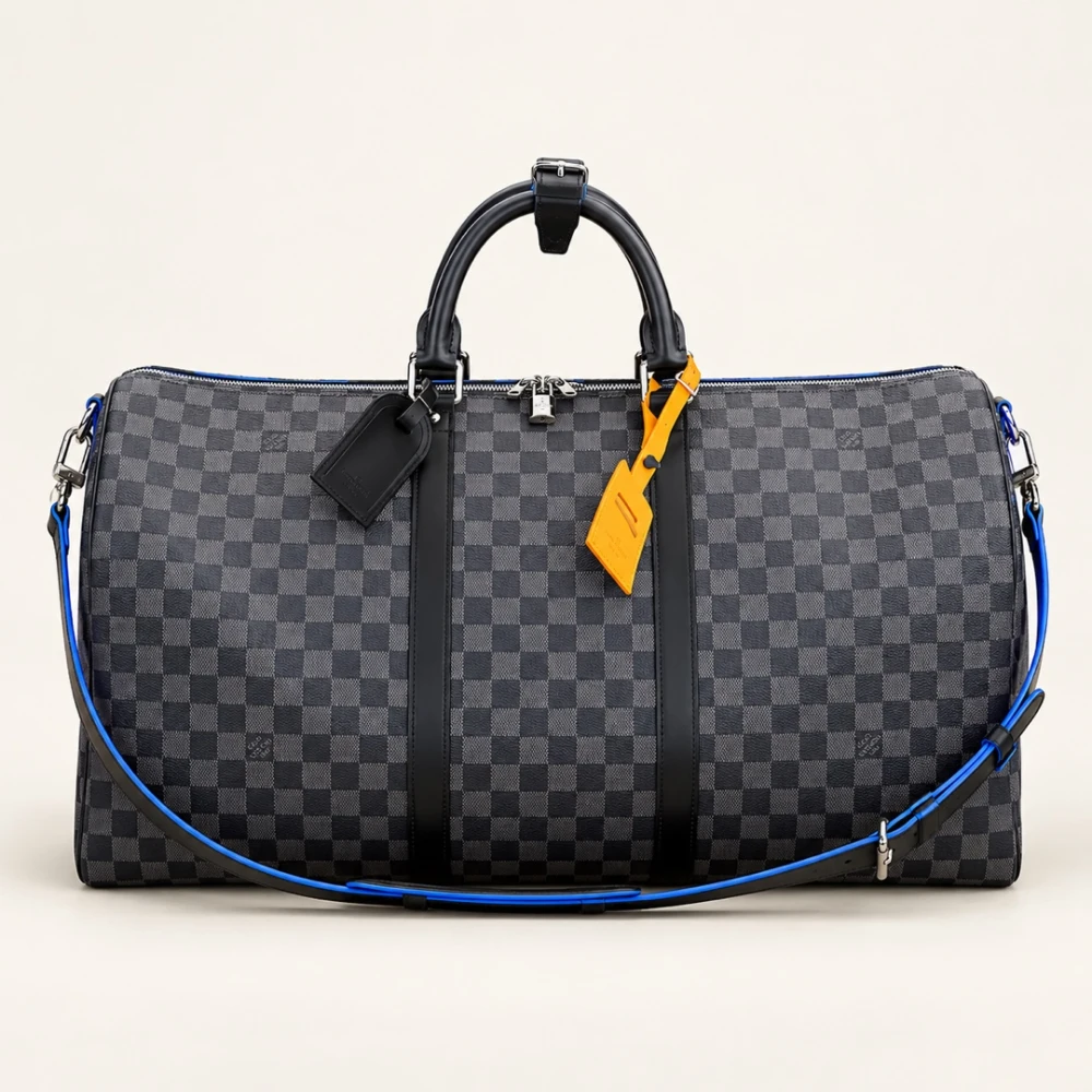 LV / Keepall Bandouliere Canvas Extra Large / Damier Graphite - image