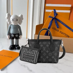 LV / Neverfull Inside Out BB / Black