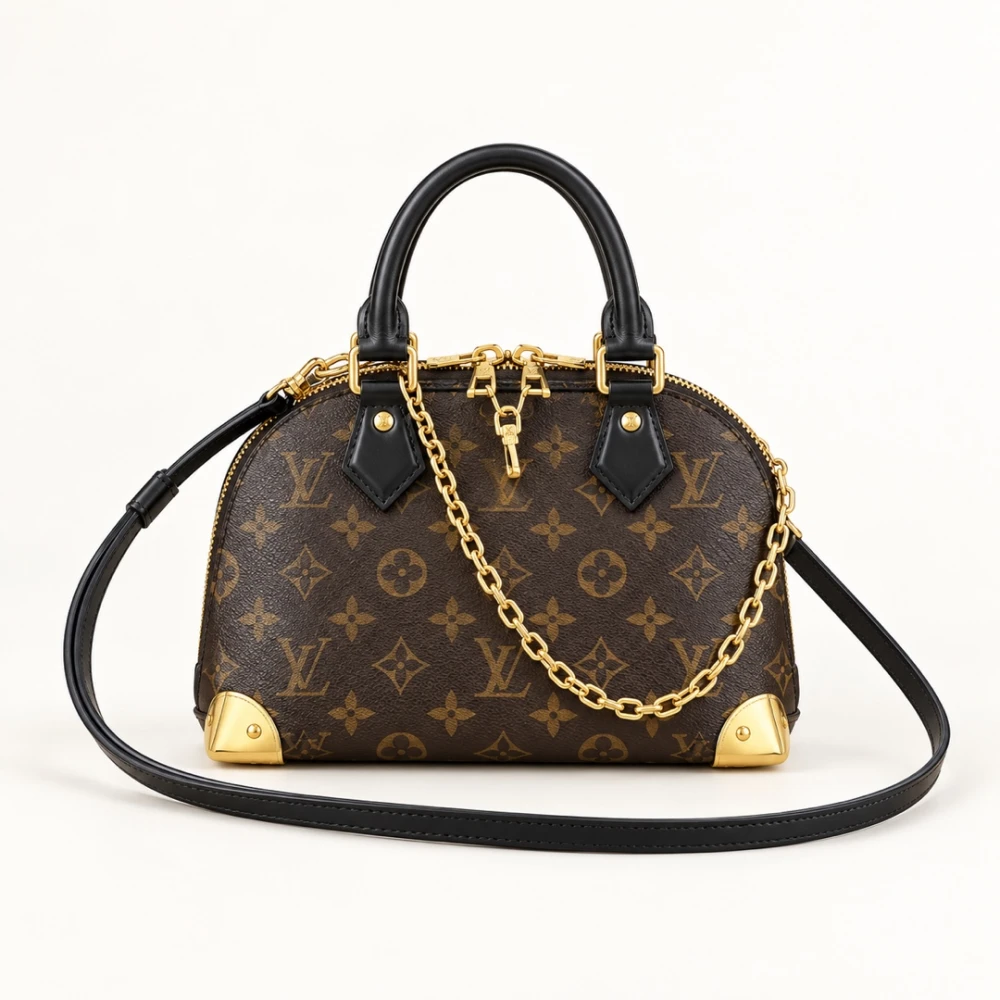 LV / Alma Trunk BB / Monogram Brown and Black Trim - image