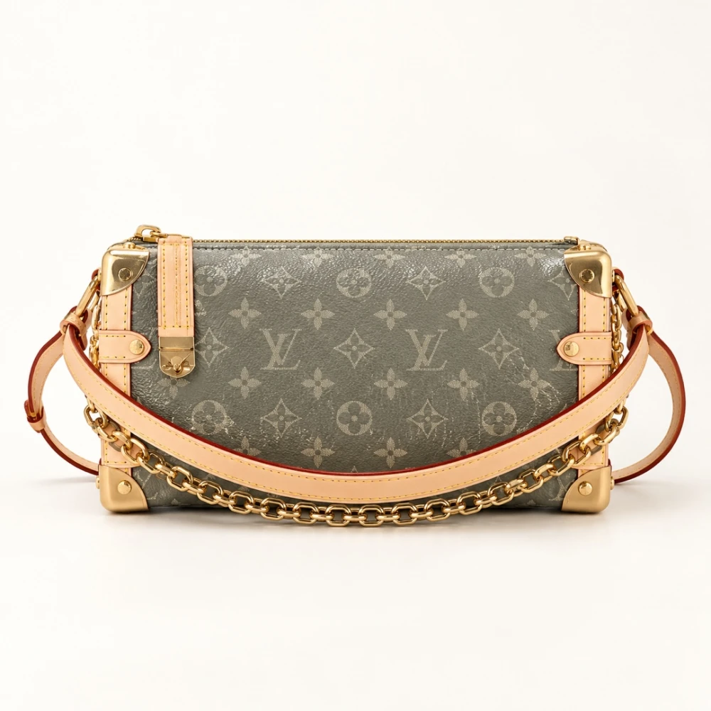 LV / Side Trunk East-West / Green Monogram - image