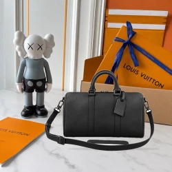 LV / Keepall Bandouliere Leather Small / Black