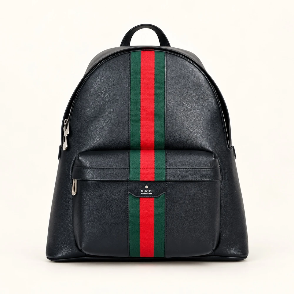 GG / Web Trademark Backpack / Black - image