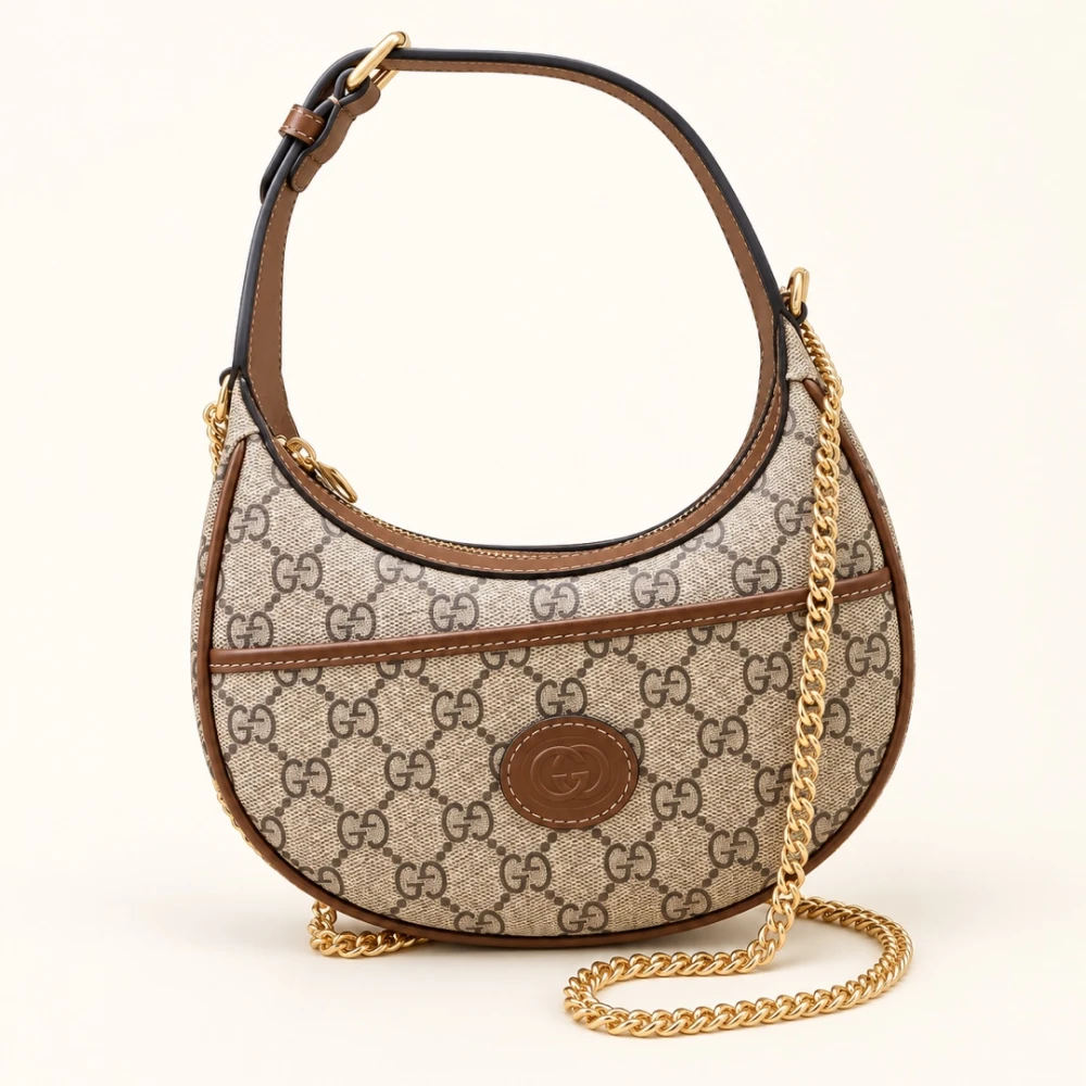 GG / Half Moon Mini / Beige Brown - image