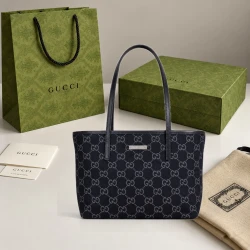 GG / Tribeca Tote Small / Black Denim