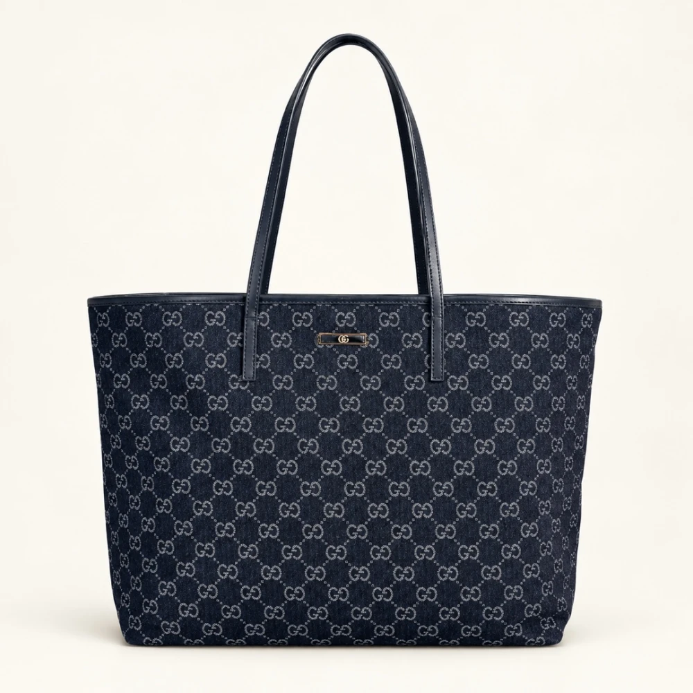 GG / Tribeca Tote Large / Black Denim - image