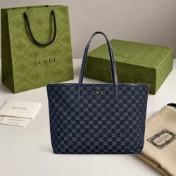 GG / Tribeca Tote Large / Black Denim