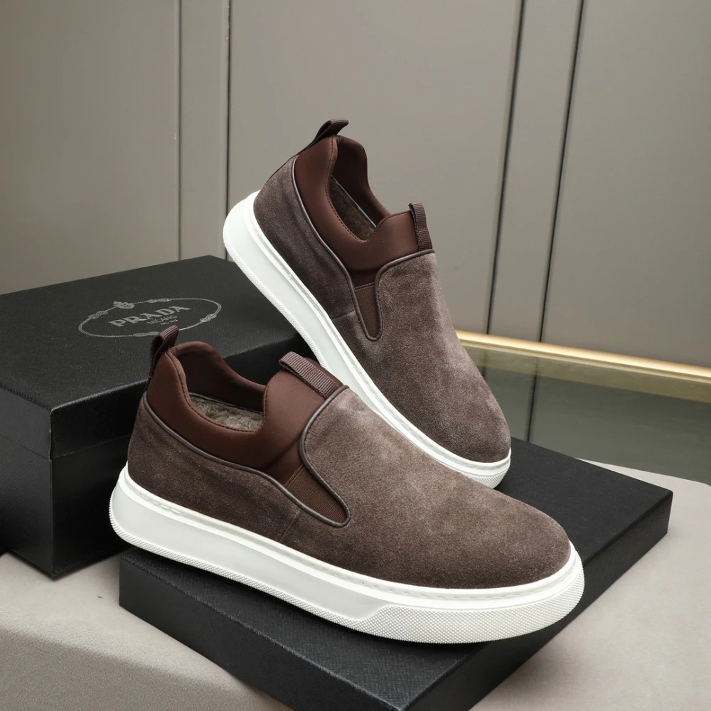 Prd / Leather Fleece Slip-On / Multicolor - image