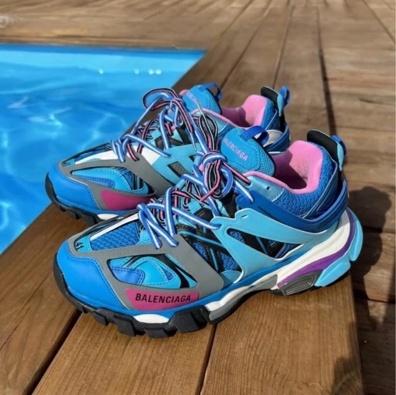 Balenciaga Track - Light Blue/Pink - image