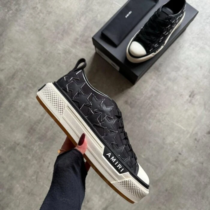 Amiri Stars Court Low Black - image