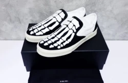 Amiri Skel Toe Slip-On "Black/White"