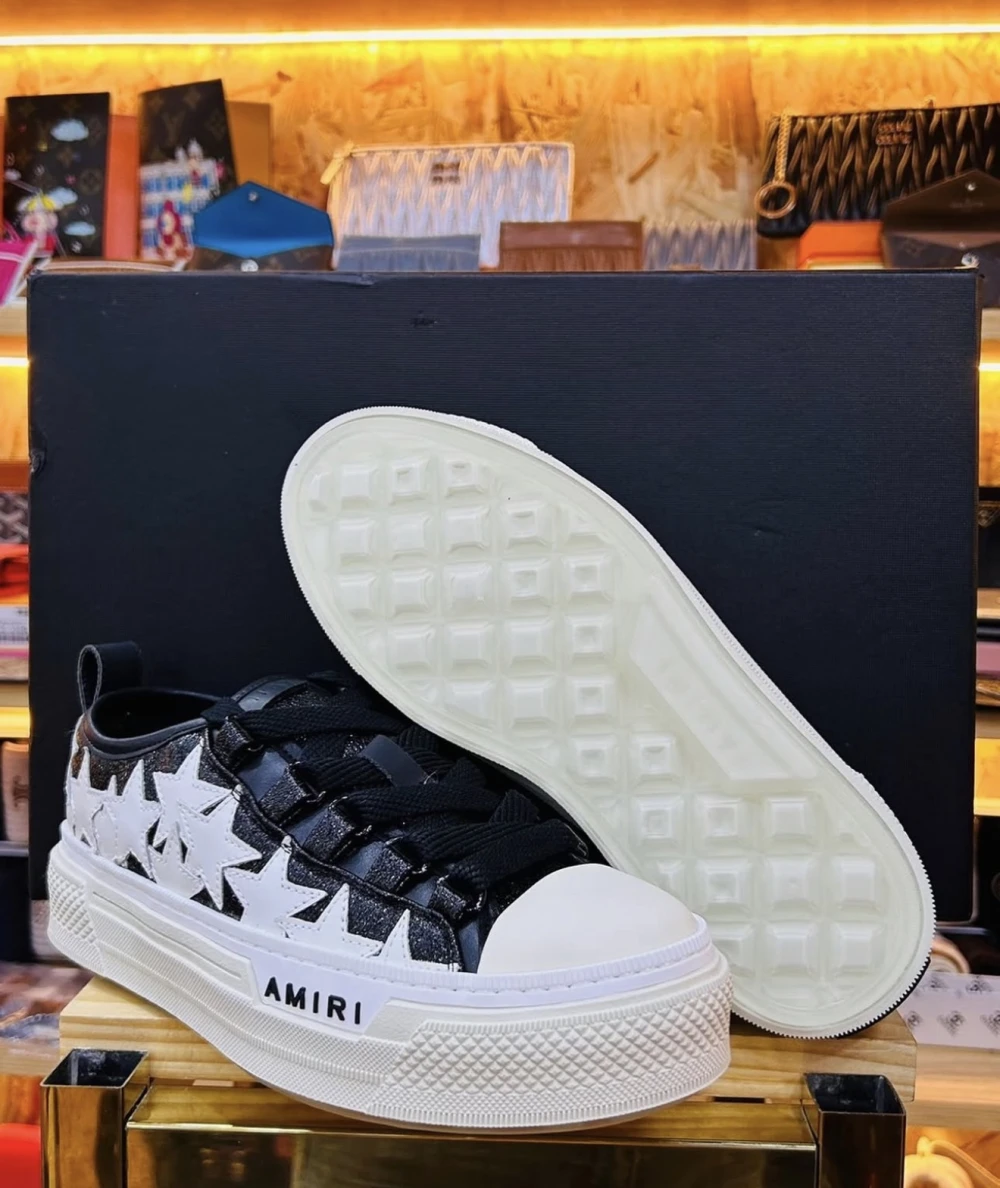 Amiri Stars Court Low "Black/White" - image