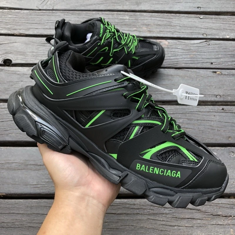 Balenciaga Track Sneaker "Black/Neon Green" - image