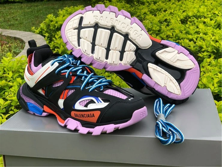Balenciaga Track Sneaker "Black/Orange/Multicolor" - image