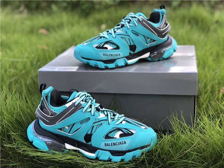 Balenciaga Track Sneaker "Turquoise/Grey" - image
