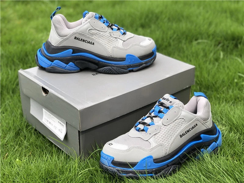 Balenciaga Triple S - Black/Dark Green/Blue - image