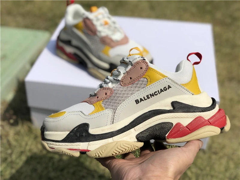 Balenciaga Triple S - White/Cream/Grey - image