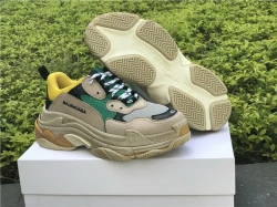 Balenciaga Triple S - Grey/Tan/Olive