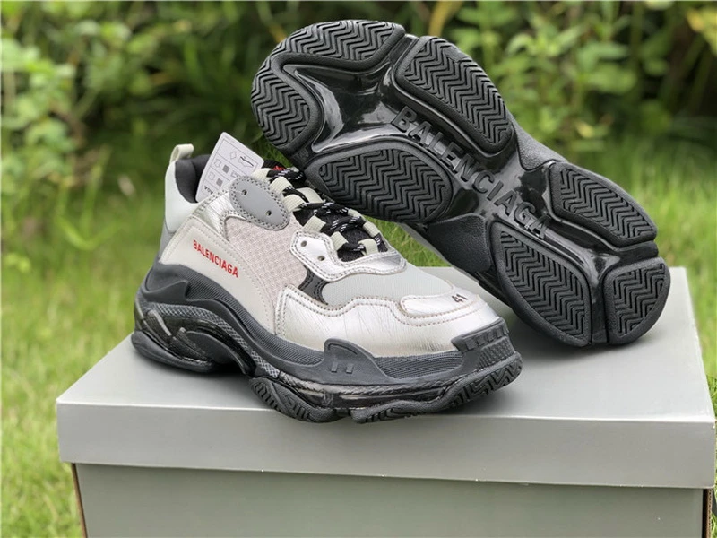 Balenciaga Triple S - Black/Dark Green/White - image