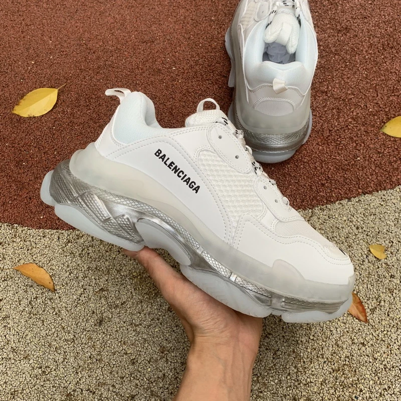 Balenciaga Triple S - Brown/Cream/Grey - image