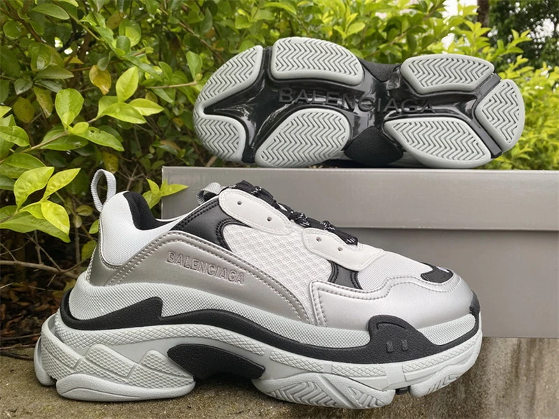 Balenciaga Triple S - Dark Green/Black/Cream - image
