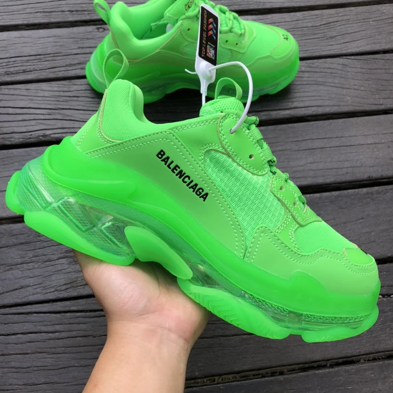 Balenciaga Triple S - Green/Black/Dark Green - image