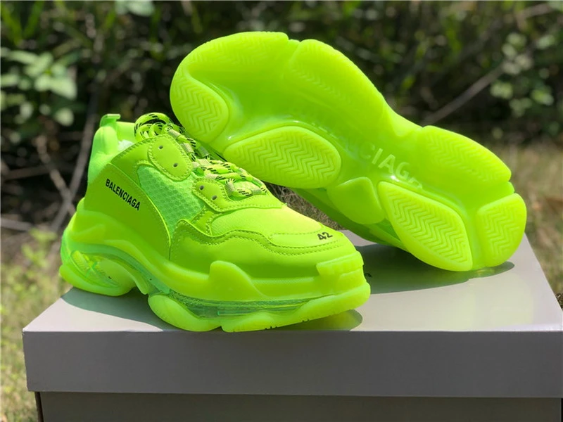 Balenciaga Triple S - Olive/Lime/Dark Green - image