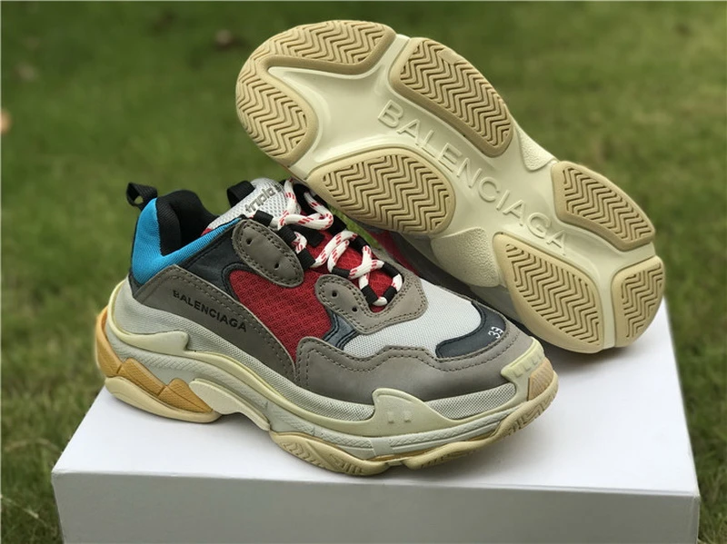 Balenciaga Triple S - Tan/Brown/Grey - image