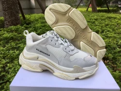 Balenciaga Triple S - Tan/Grey/Dark Green