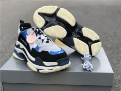 Balenciaga Triple S - Black/Cream/Dark Green
