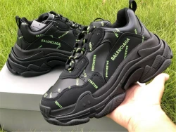 Balenciaga Triple S - Black/Dark Green/White