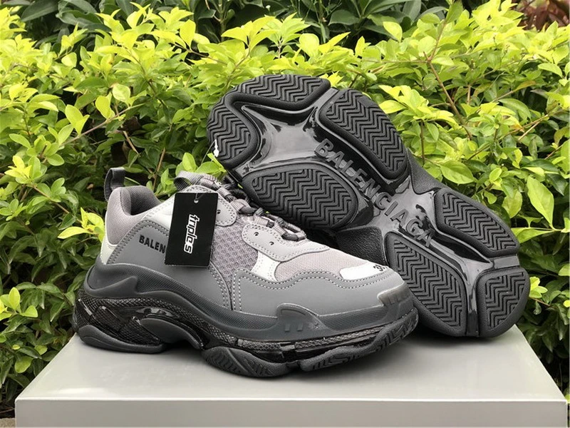 Balenciaga Triple S - Black/Dark Green/Olive - image