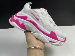 Balenciaga Triple S - Tan/Grey/Dark Red