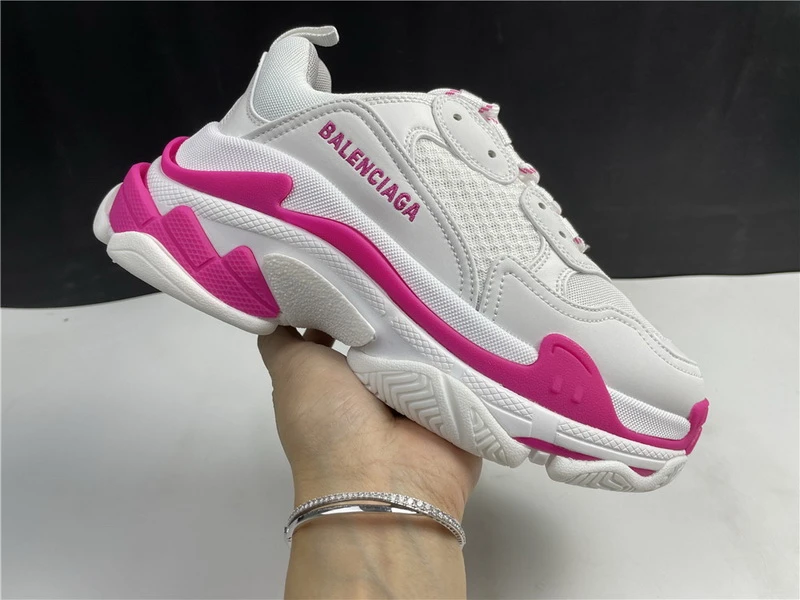 Balenciaga Triple S - Tan/Grey/Dark Red - image