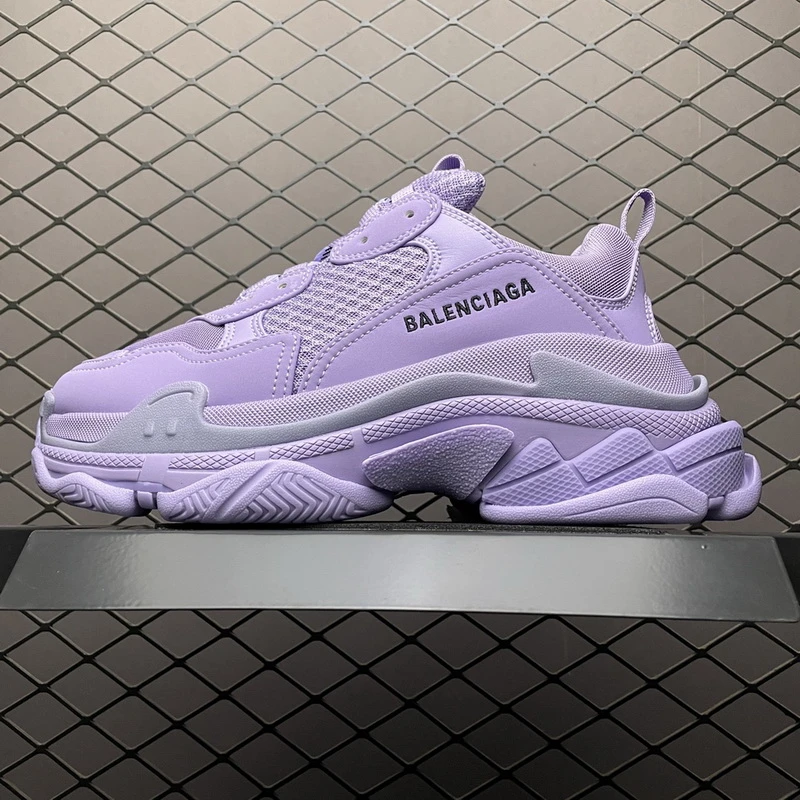 Balenciaga Triple S - Light Grey/Violet/Grey - image